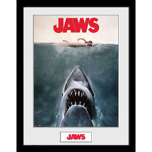 JAWS - Framed print "Key Art" (30x40)