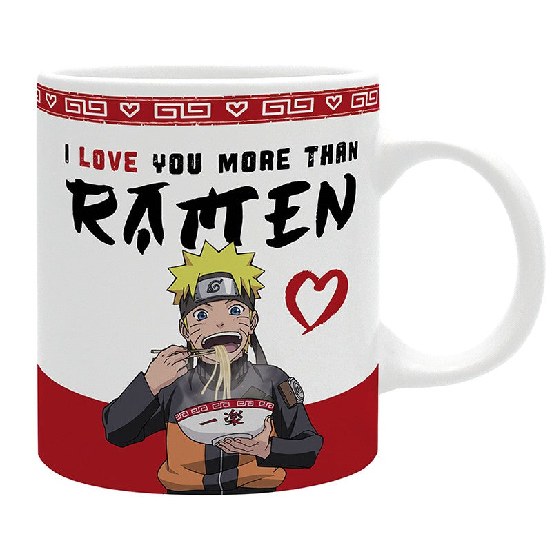 Naruto Shippuden - Tasse - "I LOVE YOU MORE THAN RAMEN"