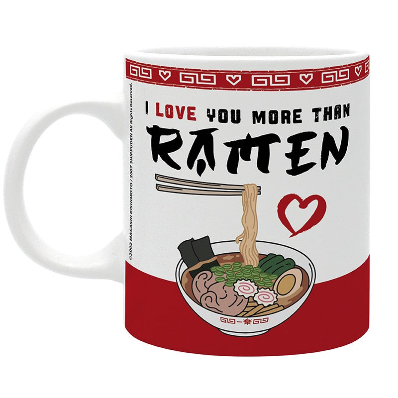 Naruto Shippuden - Tasse - "I LOVE YOU MORE THAN RAMEN"